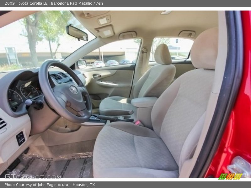Barcelona Red Metallic / Ash 2009 Toyota Corolla LE