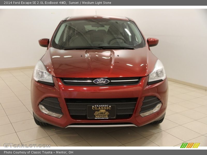 Sunset / Medium Light Stone 2014 Ford Escape SE 2.0L EcoBoost 4WD