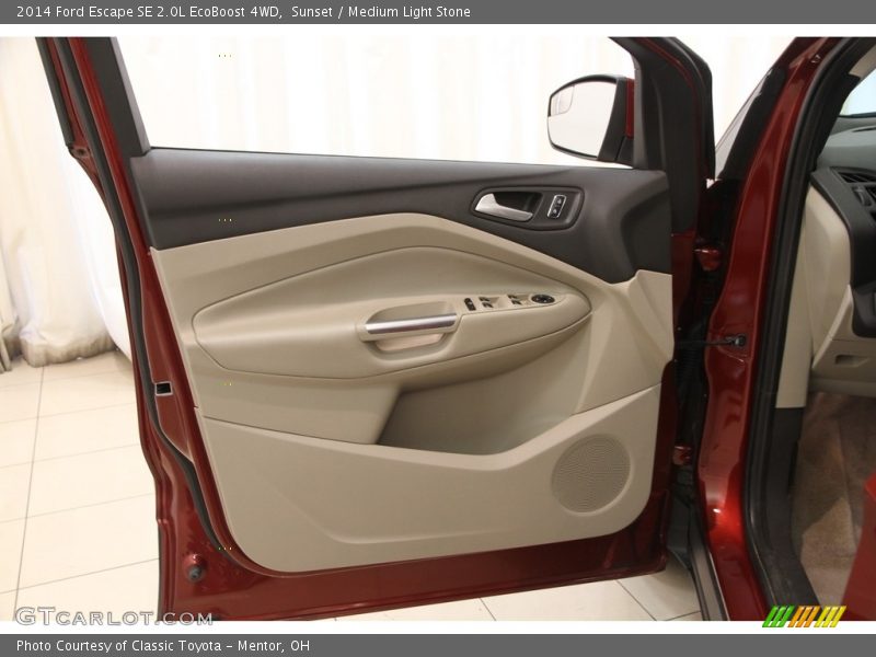 Sunset / Medium Light Stone 2014 Ford Escape SE 2.0L EcoBoost 4WD