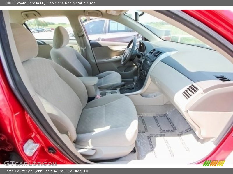 Barcelona Red Metallic / Ash 2009 Toyota Corolla LE