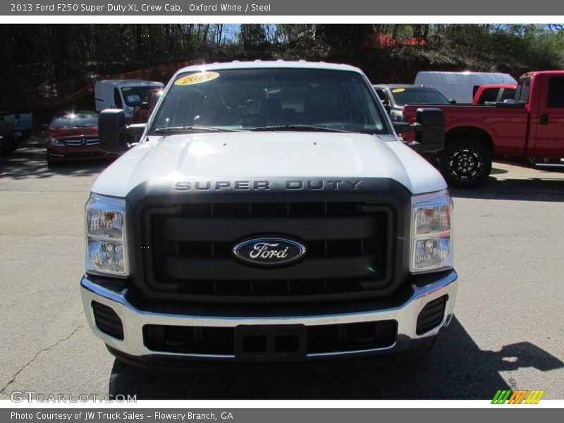 Oxford White / Steel 2013 Ford F250 Super Duty XL Crew Cab