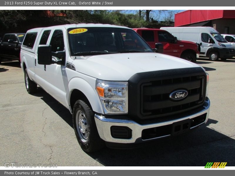 Oxford White / Steel 2013 Ford F250 Super Duty XL Crew Cab