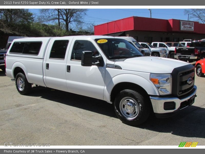 Oxford White / Steel 2013 Ford F250 Super Duty XL Crew Cab