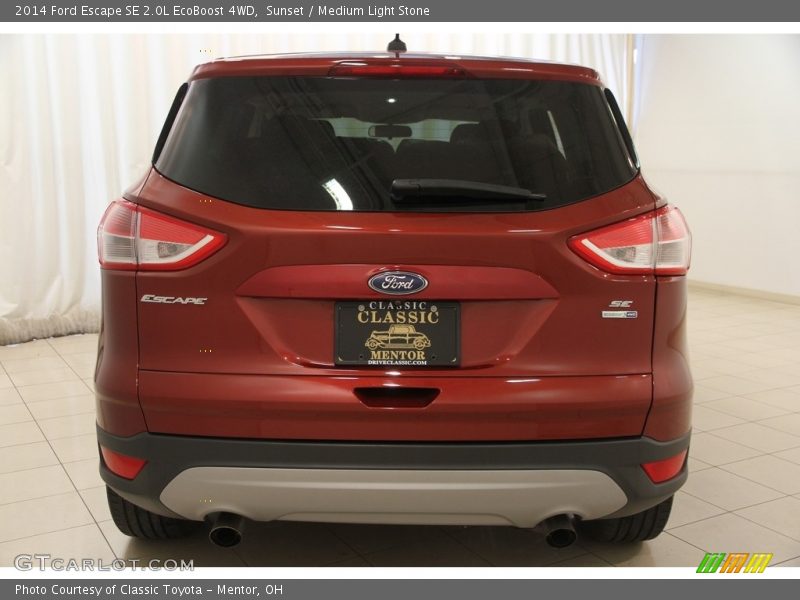 Sunset / Medium Light Stone 2014 Ford Escape SE 2.0L EcoBoost 4WD