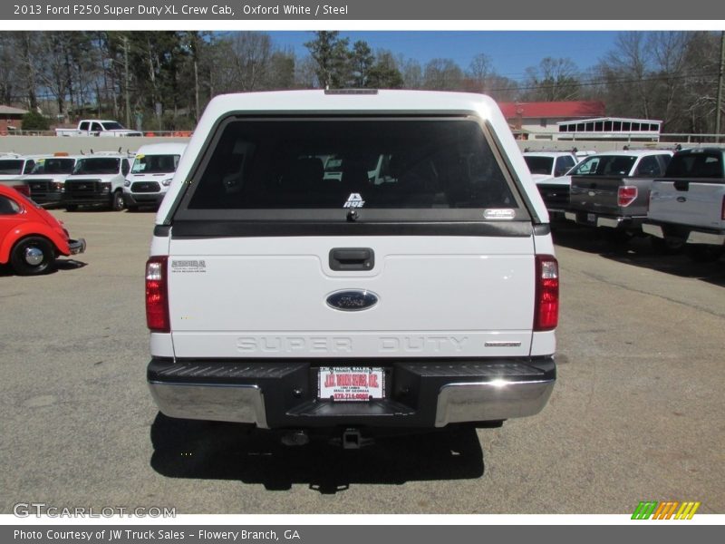 Oxford White / Steel 2013 Ford F250 Super Duty XL Crew Cab
