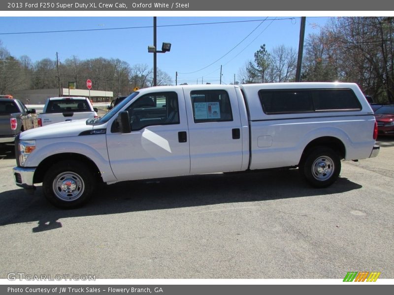Oxford White / Steel 2013 Ford F250 Super Duty XL Crew Cab