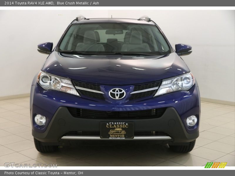 Blue Crush Metallic / Ash 2014 Toyota RAV4 XLE AWD