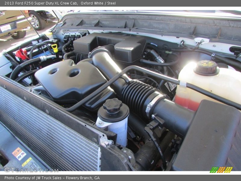 Oxford White / Steel 2013 Ford F250 Super Duty XL Crew Cab