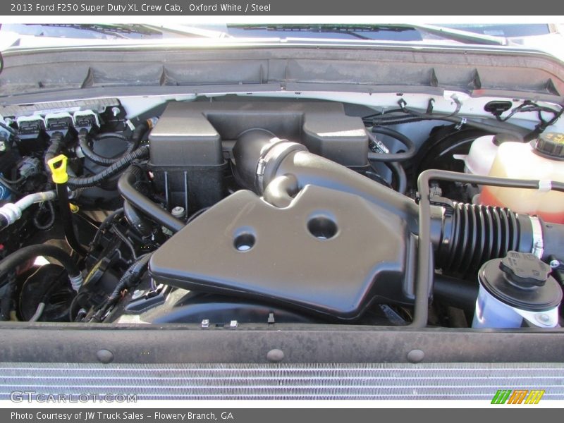 Oxford White / Steel 2013 Ford F250 Super Duty XL Crew Cab