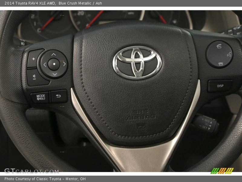 Blue Crush Metallic / Ash 2014 Toyota RAV4 XLE AWD