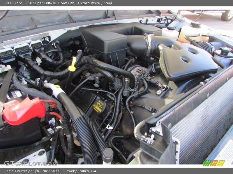Oxford White / Steel 2013 Ford F250 Super Duty XL Crew Cab