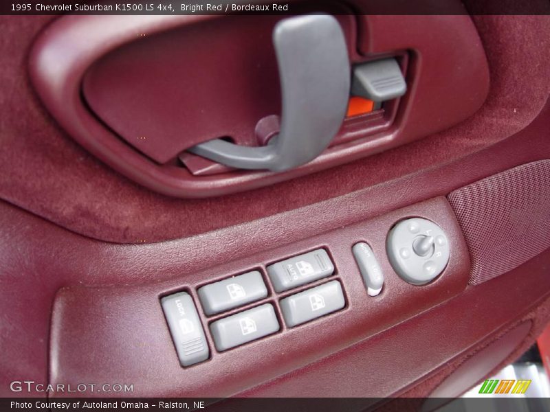 Bright Red / Bordeaux Red 1995 Chevrolet Suburban K1500 LS 4x4