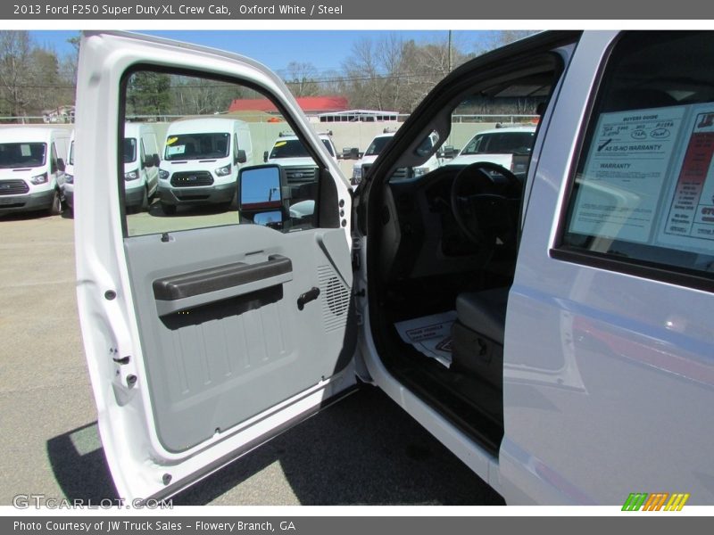 Oxford White / Steel 2013 Ford F250 Super Duty XL Crew Cab