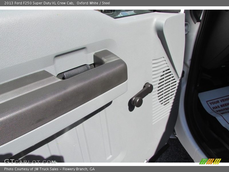 Oxford White / Steel 2013 Ford F250 Super Duty XL Crew Cab