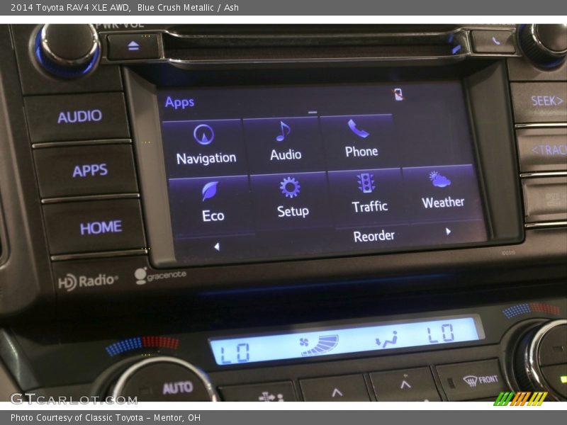 Blue Crush Metallic / Ash 2014 Toyota RAV4 XLE AWD