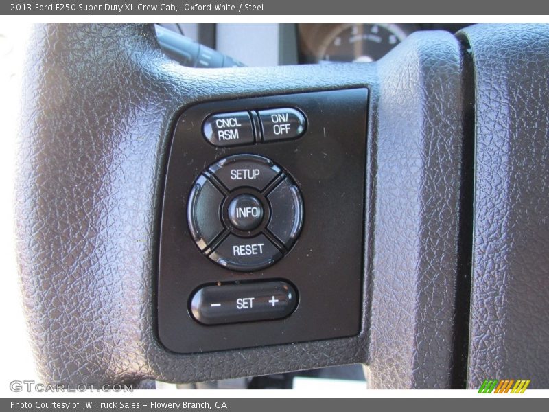 Oxford White / Steel 2013 Ford F250 Super Duty XL Crew Cab
