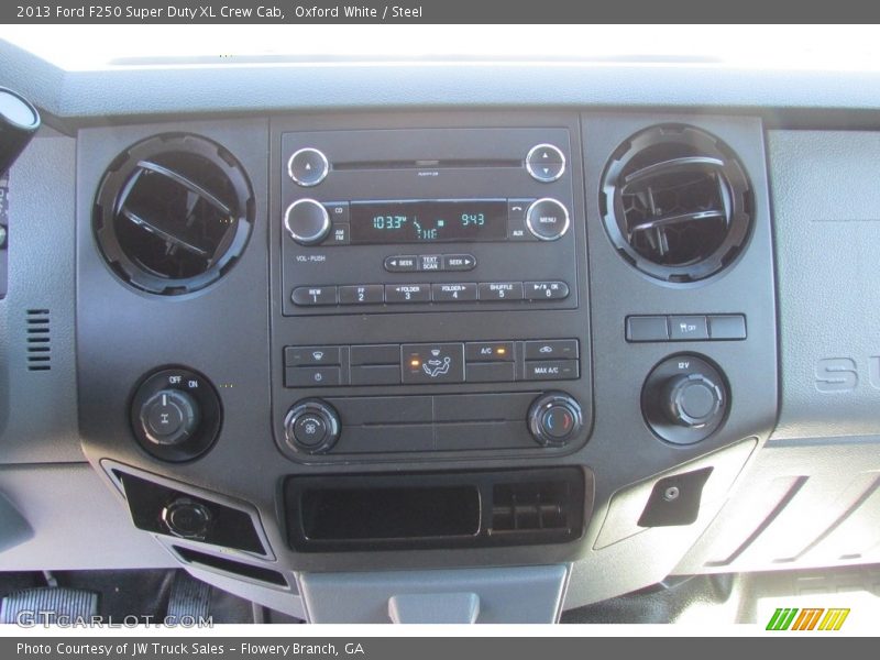 Oxford White / Steel 2013 Ford F250 Super Duty XL Crew Cab