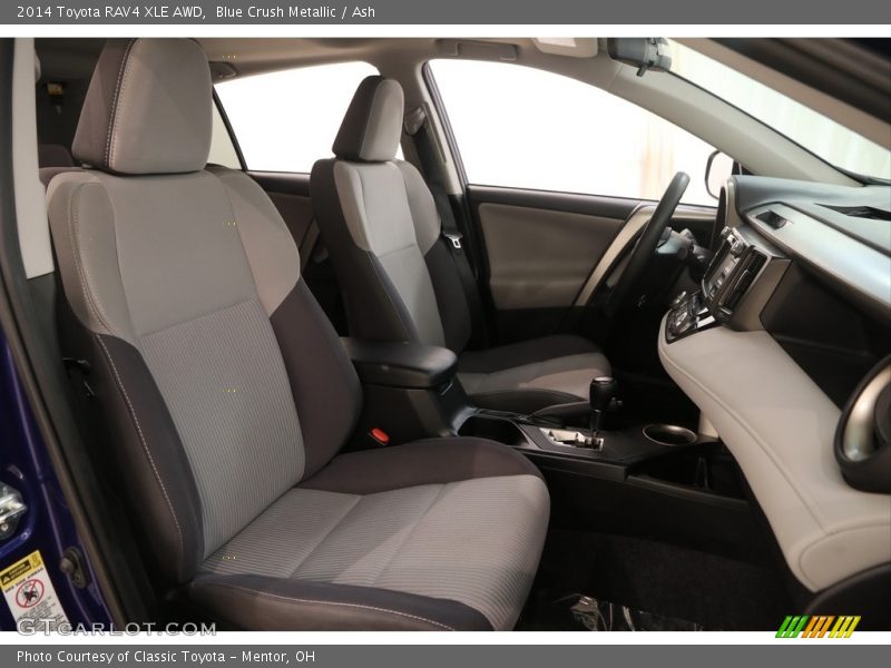 Blue Crush Metallic / Ash 2014 Toyota RAV4 XLE AWD