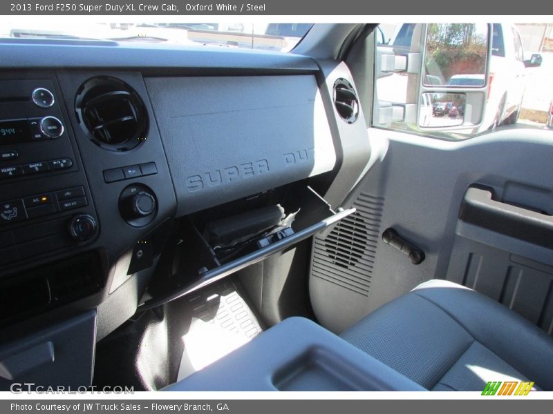 Oxford White / Steel 2013 Ford F250 Super Duty XL Crew Cab