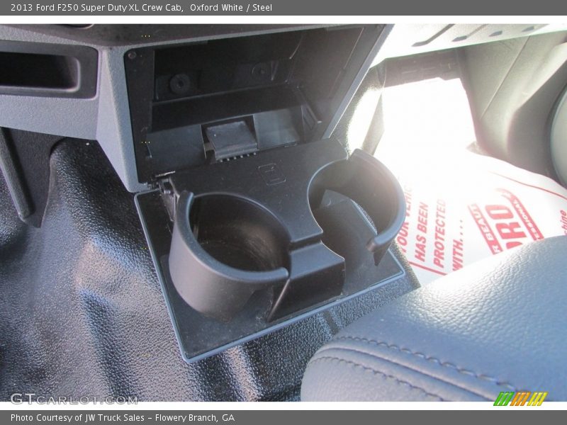 Oxford White / Steel 2013 Ford F250 Super Duty XL Crew Cab