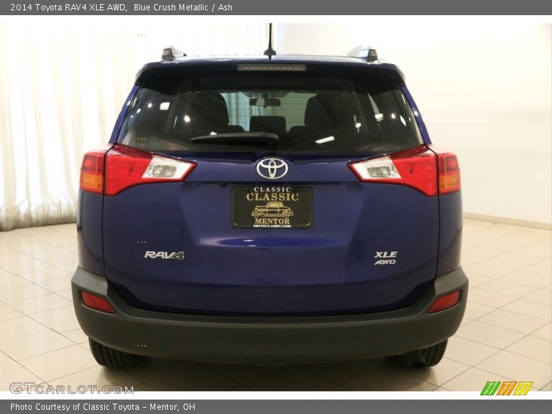Blue Crush Metallic / Ash 2014 Toyota RAV4 XLE AWD