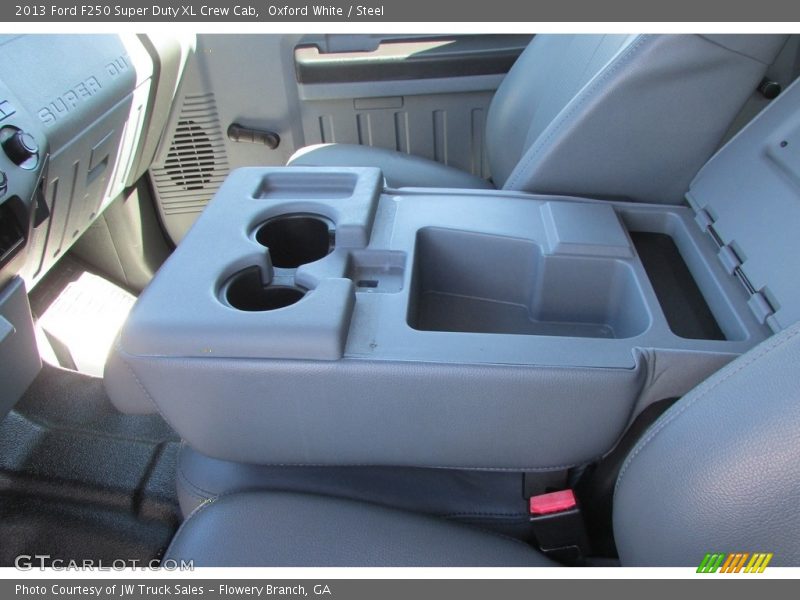 Oxford White / Steel 2013 Ford F250 Super Duty XL Crew Cab