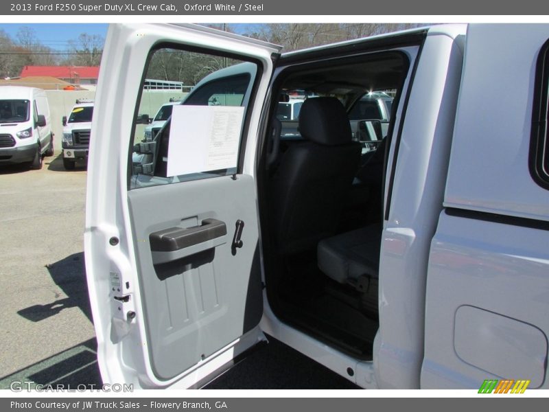 Oxford White / Steel 2013 Ford F250 Super Duty XL Crew Cab