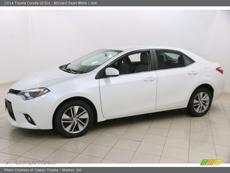 Blizzard Pearl White / Ash 2014 Toyota Corolla LE Eco