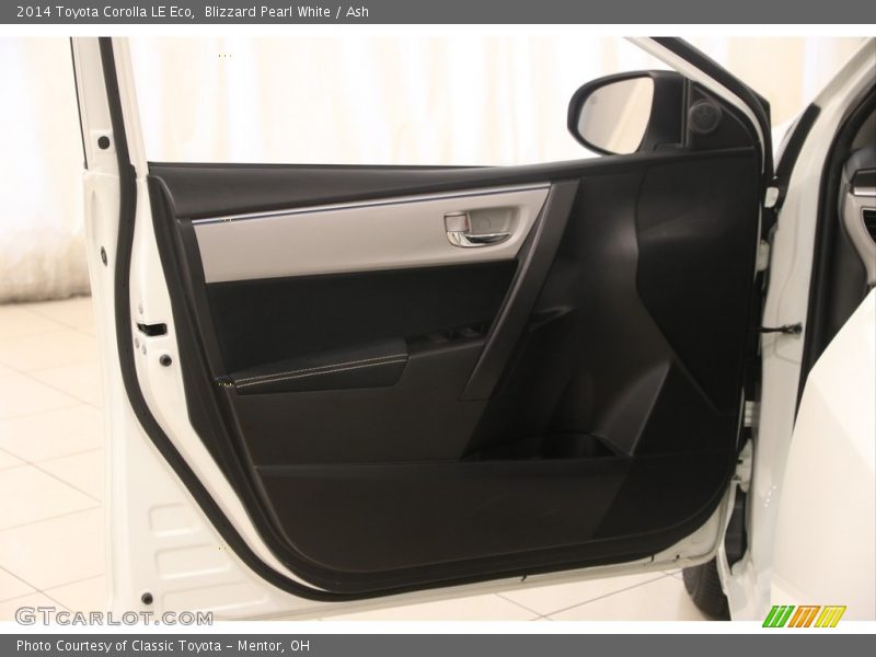 Blizzard Pearl White / Ash 2014 Toyota Corolla LE Eco
