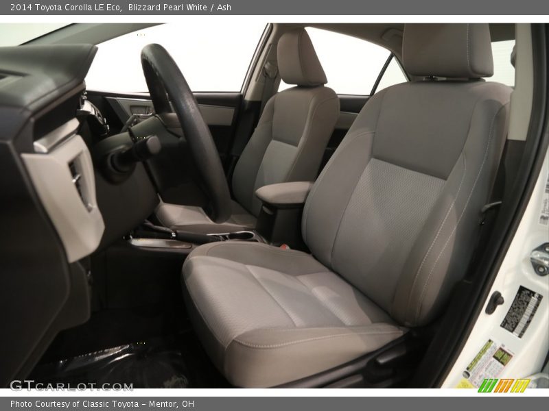 Blizzard Pearl White / Ash 2014 Toyota Corolla LE Eco