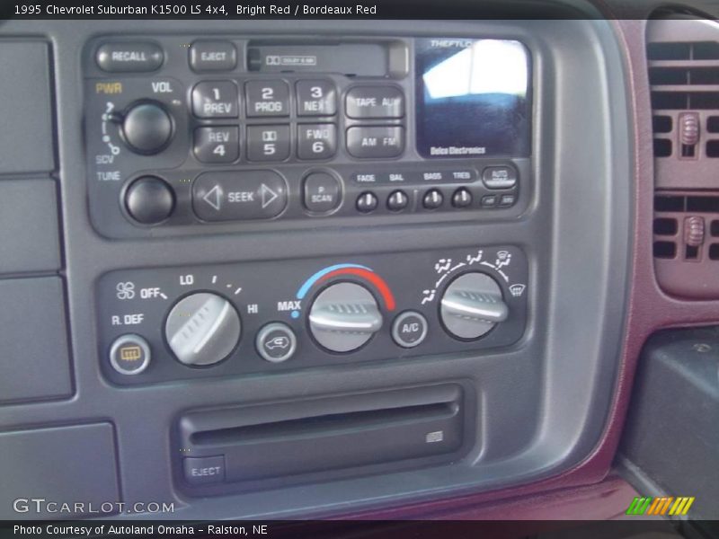 Bright Red / Bordeaux Red 1995 Chevrolet Suburban K1500 LS 4x4