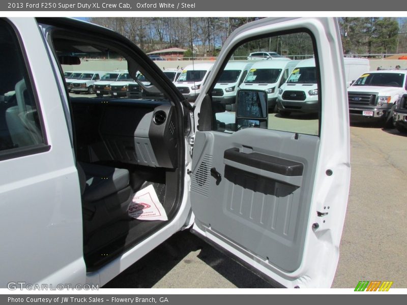 Oxford White / Steel 2013 Ford F250 Super Duty XL Crew Cab