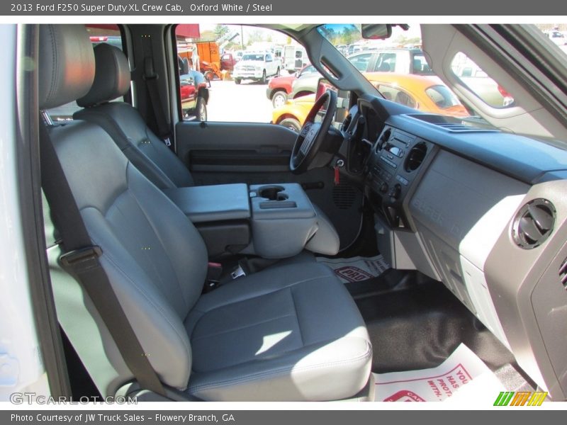 Oxford White / Steel 2013 Ford F250 Super Duty XL Crew Cab