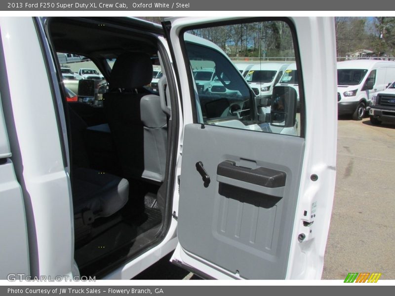 Oxford White / Steel 2013 Ford F250 Super Duty XL Crew Cab
