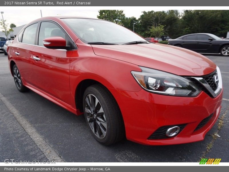 Red Alert / Charcoal 2017 Nissan Sentra SR Turbo