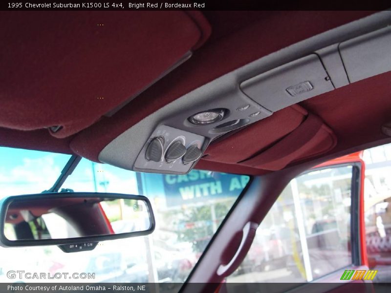 Bright Red / Bordeaux Red 1995 Chevrolet Suburban K1500 LS 4x4