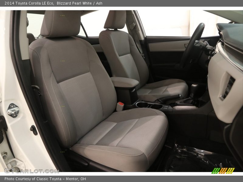 Blizzard Pearl White / Ash 2014 Toyota Corolla LE Eco