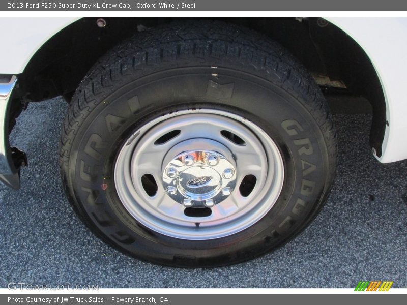 Oxford White / Steel 2013 Ford F250 Super Duty XL Crew Cab