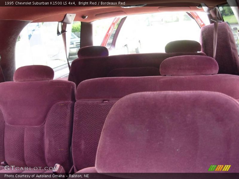 Bright Red / Bordeaux Red 1995 Chevrolet Suburban K1500 LS 4x4
