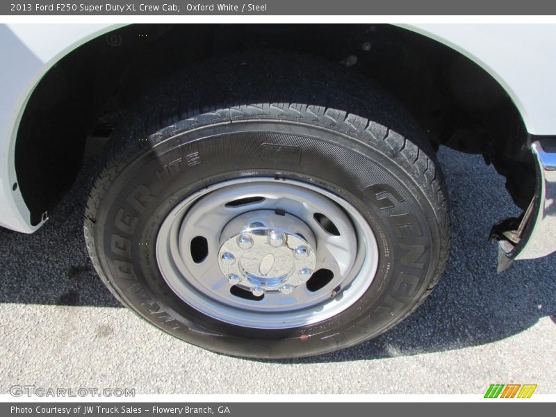 Oxford White / Steel 2013 Ford F250 Super Duty XL Crew Cab