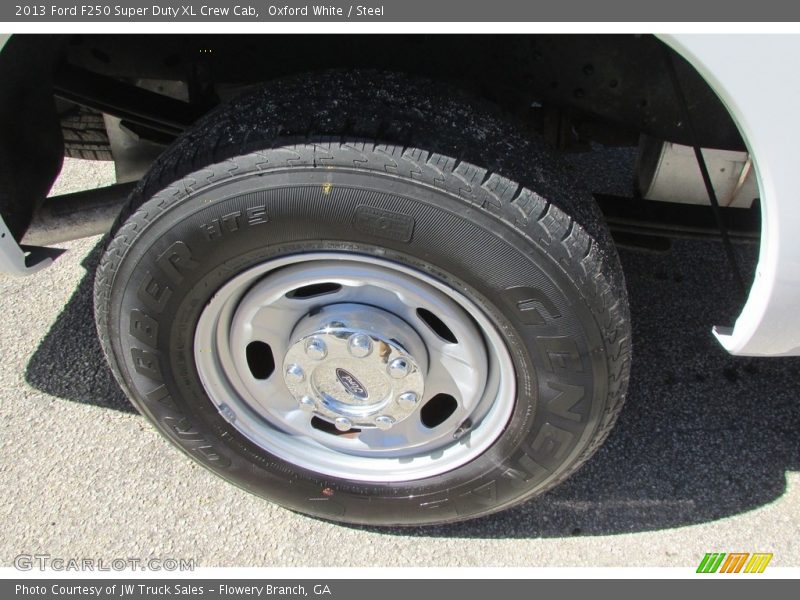 Oxford White / Steel 2013 Ford F250 Super Duty XL Crew Cab