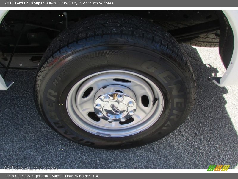 Oxford White / Steel 2013 Ford F250 Super Duty XL Crew Cab