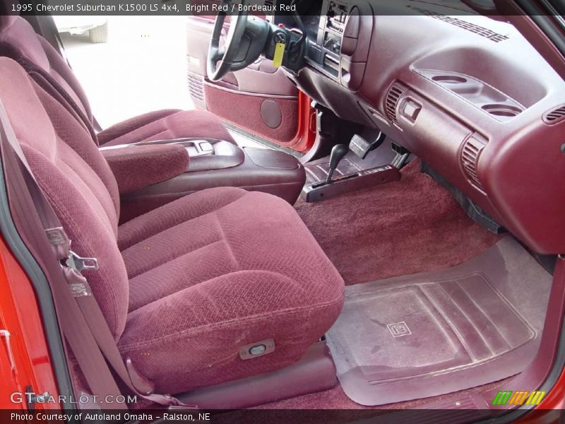 Bright Red / Bordeaux Red 1995 Chevrolet Suburban K1500 LS 4x4