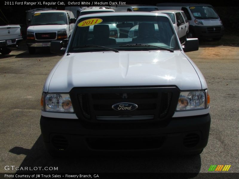 Oxford White / Medium Dark Flint 2011 Ford Ranger XL Regular Cab