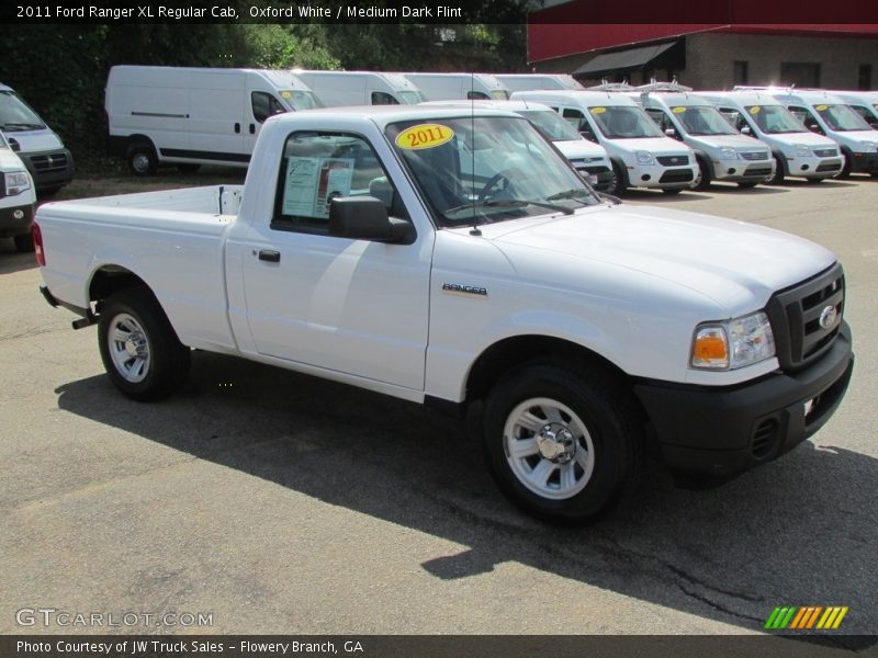 Oxford White / Medium Dark Flint 2011 Ford Ranger XL Regular Cab