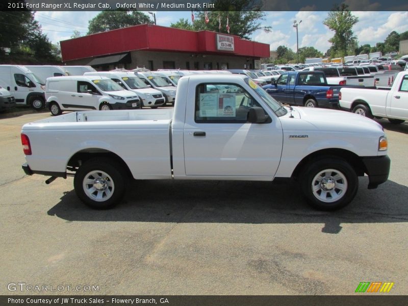 Oxford White / Medium Dark Flint 2011 Ford Ranger XL Regular Cab