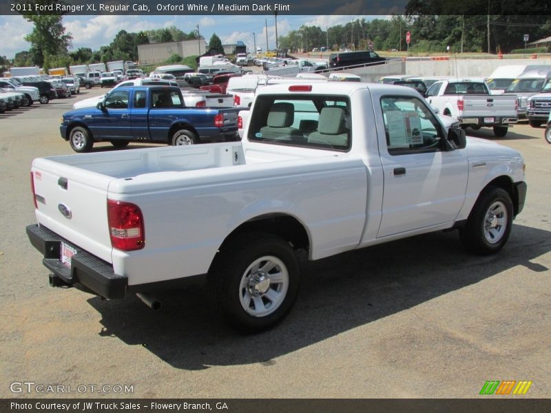 Oxford White / Medium Dark Flint 2011 Ford Ranger XL Regular Cab