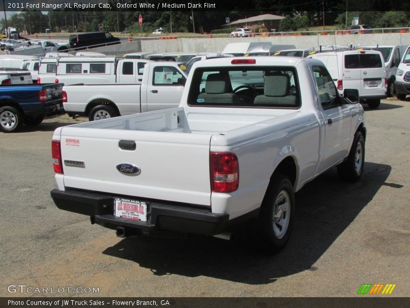 Oxford White / Medium Dark Flint 2011 Ford Ranger XL Regular Cab