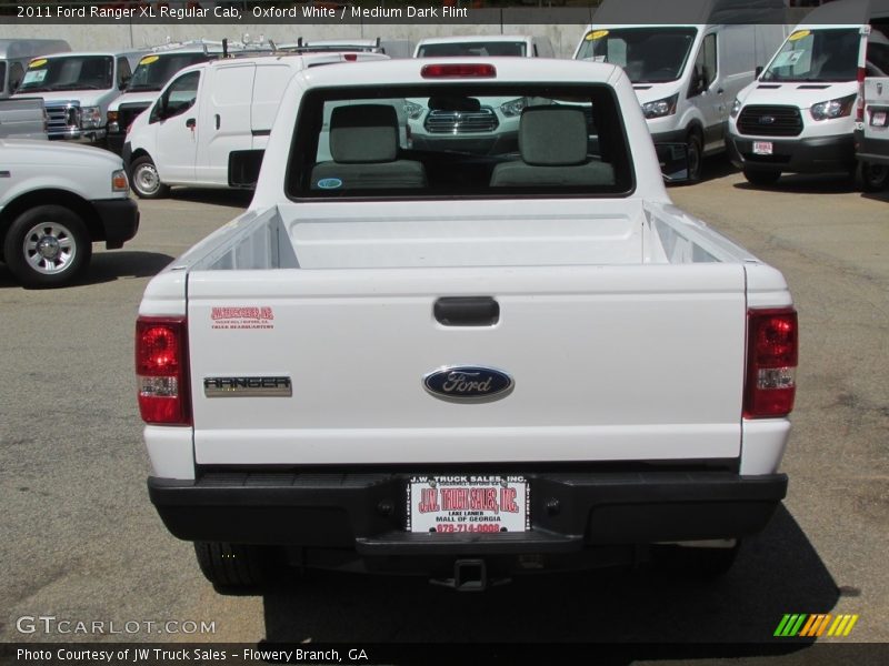 Oxford White / Medium Dark Flint 2011 Ford Ranger XL Regular Cab
