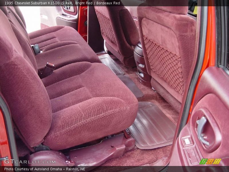 Bright Red / Bordeaux Red 1995 Chevrolet Suburban K1500 LS 4x4